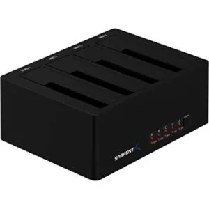 SABRENT Estación de acoplamiento SSDHDD de 4 bahías USB_1