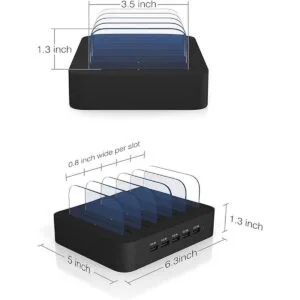 MSTJRY Estación de carga USB para múltiples dispositivos_5