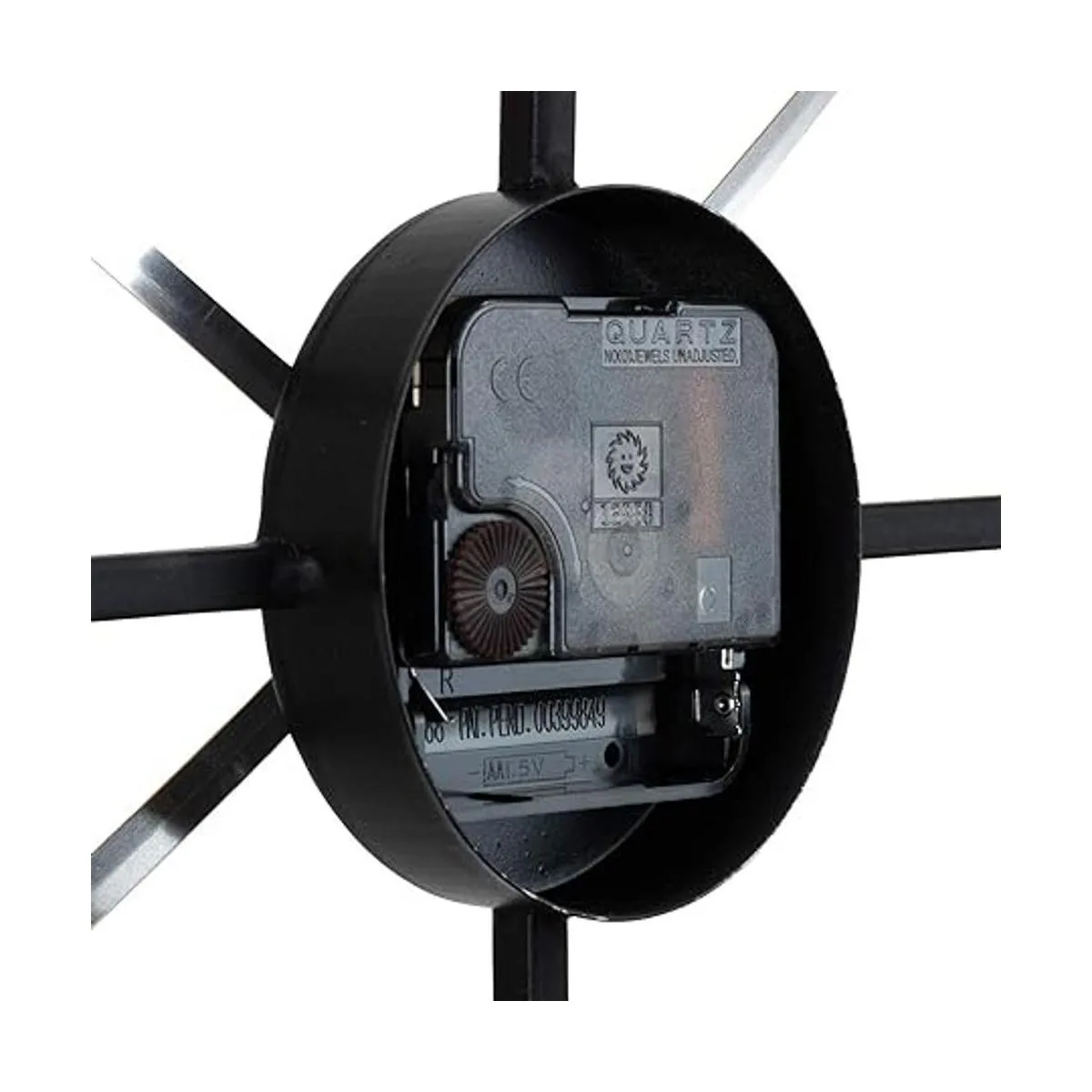 Sorbus Reloj de pared decorativo grande de 24 pulgadas_6