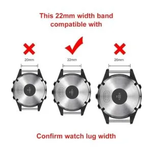 LDFAS Correa de titanio compatible con Fenix 76 Pro5_2