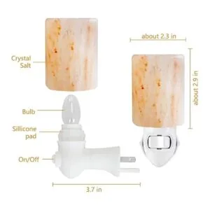 Pursalt Lámpara de sal del Himalaya enchufable 2_5