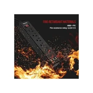 SUPERDANNY Regleta de alimentación protector contra_4