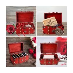 SICOHOME Caja del tesoro Cofre del tesoro de 7.1 pulgadas_4