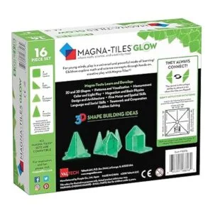 MagnaTiles Juego de azulejos que brillan en la oscuridad_2