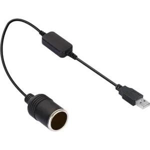 OUOU USB A macho a 12 V encendedor de cigarrillos hembra_2