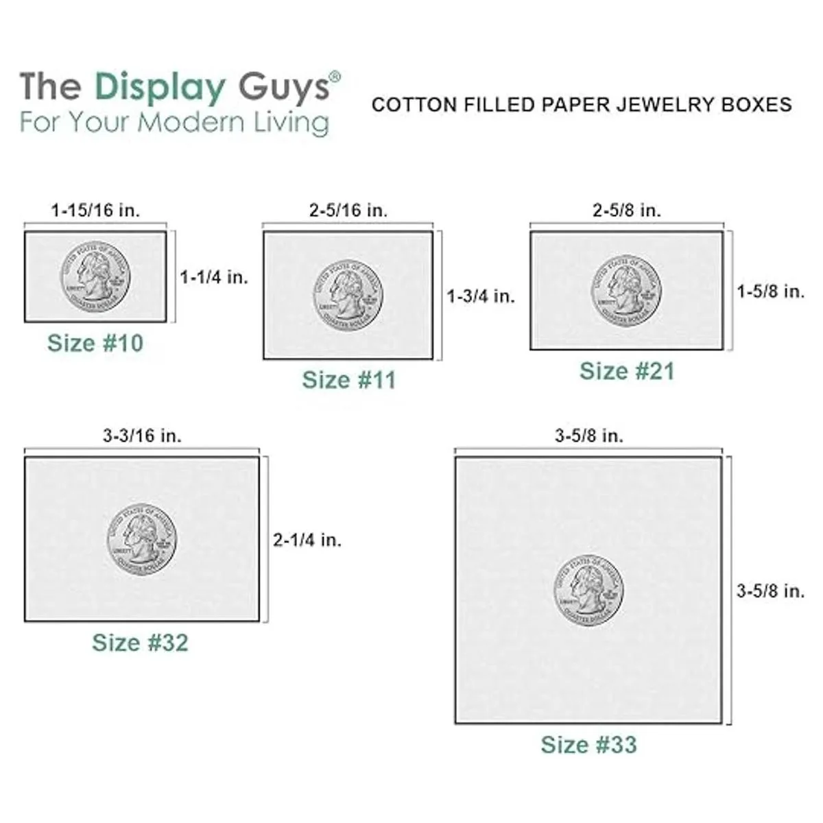 TheDisplayGuys Caja de regalo de cartón relleno de_6