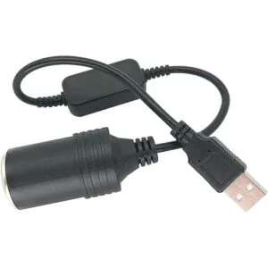 OUOU USB A macho a 12 V encendedor de cigarrillos hembra_3