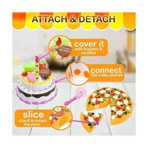 FUNERICA Juego de juguetes para niños con comida para_6