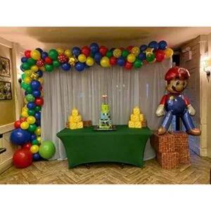 Globos de látex 100 piezas 3 colores fiesta conjunto Verde_3