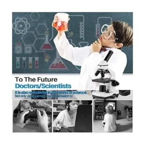 MAXLAPTER Microscopio para adultos niños estudiantes_2