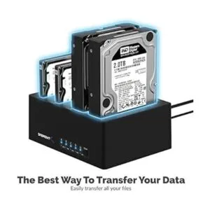 SABRENT Estación de acoplamiento SSDHDD de 4 bahías USB_3