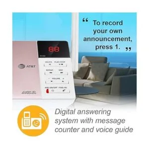 ATT CL82257 DECT 6.0 Teléfono inalámbrico de 2_2