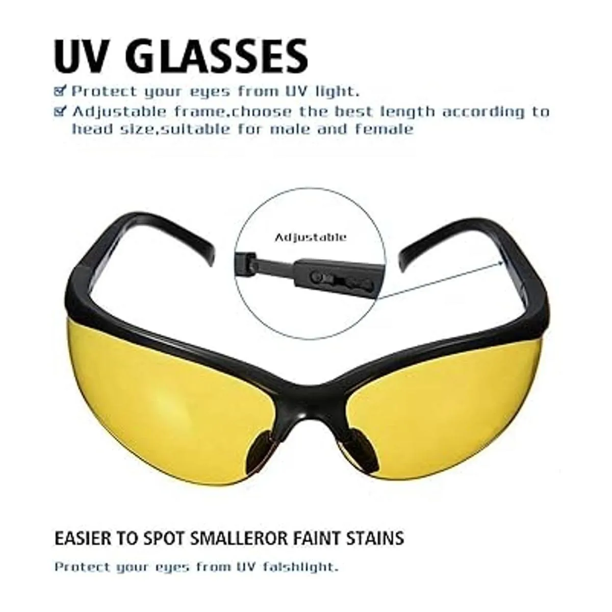 Linterna de luz negra UV súper brillante 100 LED para_6