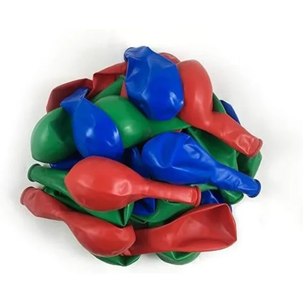 Globos de látex 100 piezas 3 colores fiesta conjunto Verde_5