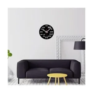 Reloj de pared AKAHA Matemáticas de 12.0 in diseño de_3