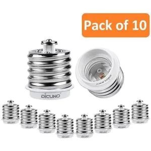 DiCUNO Adaptador E39 a E26 Mogul E39 a E26 estándar E26_2