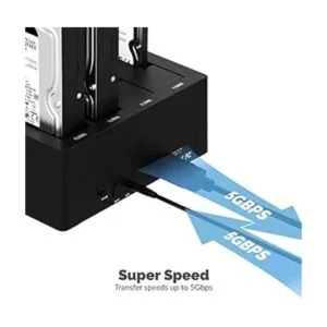 SABRENT Estación de acoplamiento SSDHDD de 4 bahías USB_6