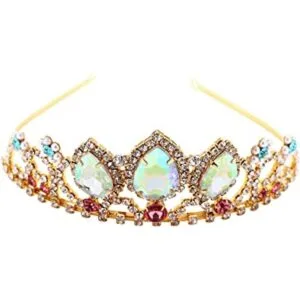 Regalo de cumpleaños para niñas tiara de Rapunzel Aurora_1