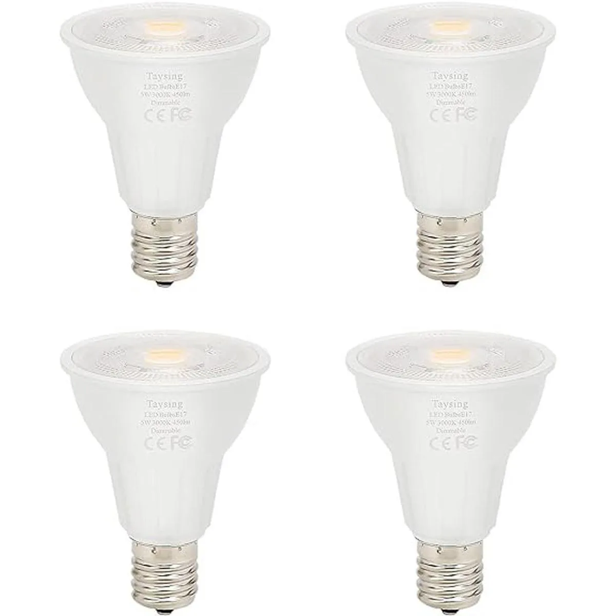 Bombilla LED regulable R14 5 W tipo R 450 lúmenes mini_1