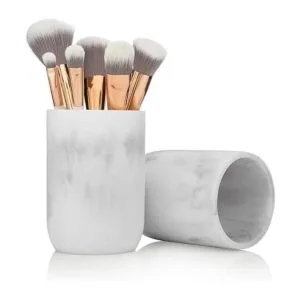 Essentra Home Blanc Collection Vaso de baño blanco para_2