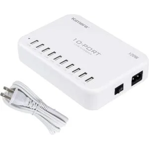 Estación de carga USB de 120 W 24 A 10 puertos para varios_1