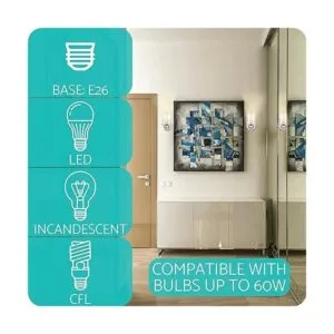 Kira Home Victoria Aplique de pared de transición de 10_2