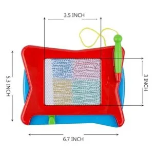 Mini tablero magnético de dibujo de 16 piezas 4 colores_4