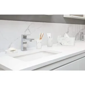Essentra Home Blanc Collection Vaso de baño blanco para_4