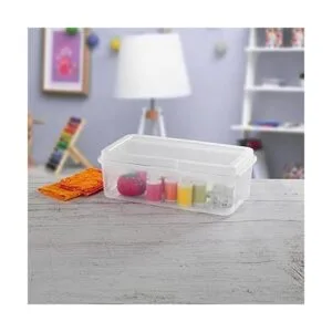 Sterilite Contenedor de plástico transparente FlipTop con_6