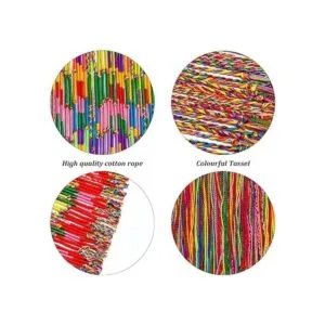 Resinta 40 pulseras trenzadas hechas a mano de varios_2