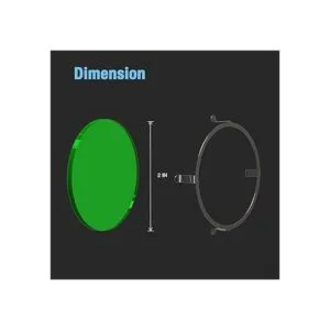 GOODSMANN Lentes de color verde con clip de metal filtro_6