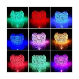 Lámpara de mesa de cristal solar que cambia de color_3