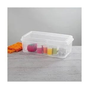 Sterilite Contenedor de plástico transparente FlipTop con_5