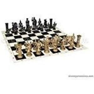 Juego de Ajedrez Romano Tabla de Ajedrez de Vinilo_2