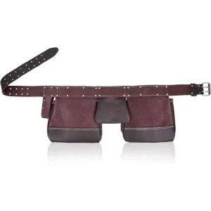 LAUTUS Cinturón de herramientas de cuero curtido al_5