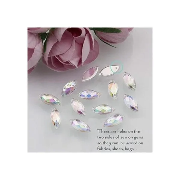400 piezas para coser en gemas de diamantes de imitación_4