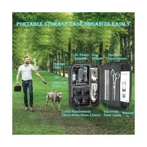 Ceenwes Cortapelos para perros con estuche de_2