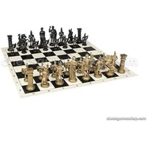 Juego de Ajedrez Romano Tabla de Ajedrez de Vinilo_3