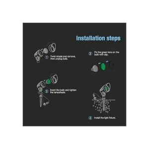 GOODSMANN Lentes de color verde con clip de metal filtro_5