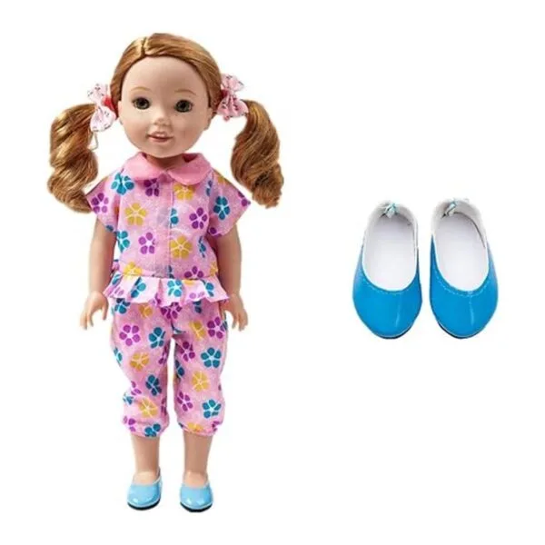 6 pares de zapatos de muñeca para muñecas de 14.5_3