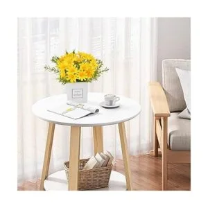 Flores artificiales flores de margaritas con jarrón_3