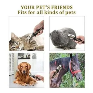 Ceenwes Cortapelos para perros con estuche de_3