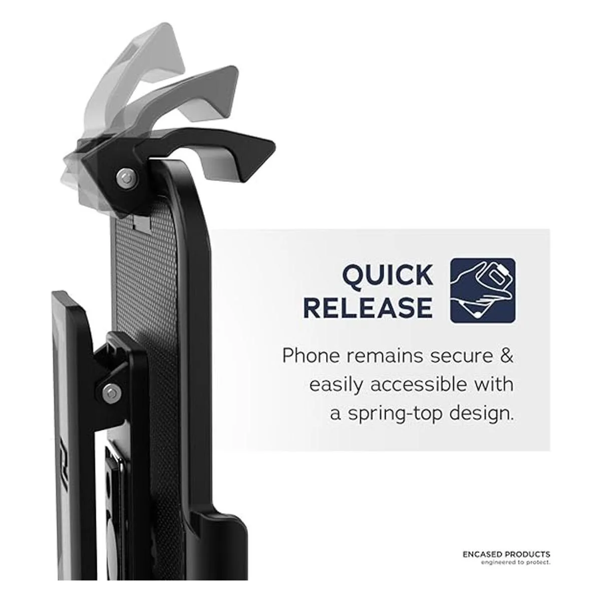 Carcasa para iPhone XR con clip de cinturón resistente_3