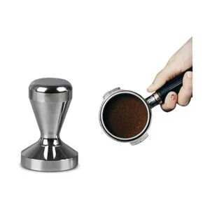 Tamper de café 1.929 in prensa de café espresso acero_5