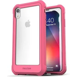 Carcasa protectora para iPhone XR transparente con_1
