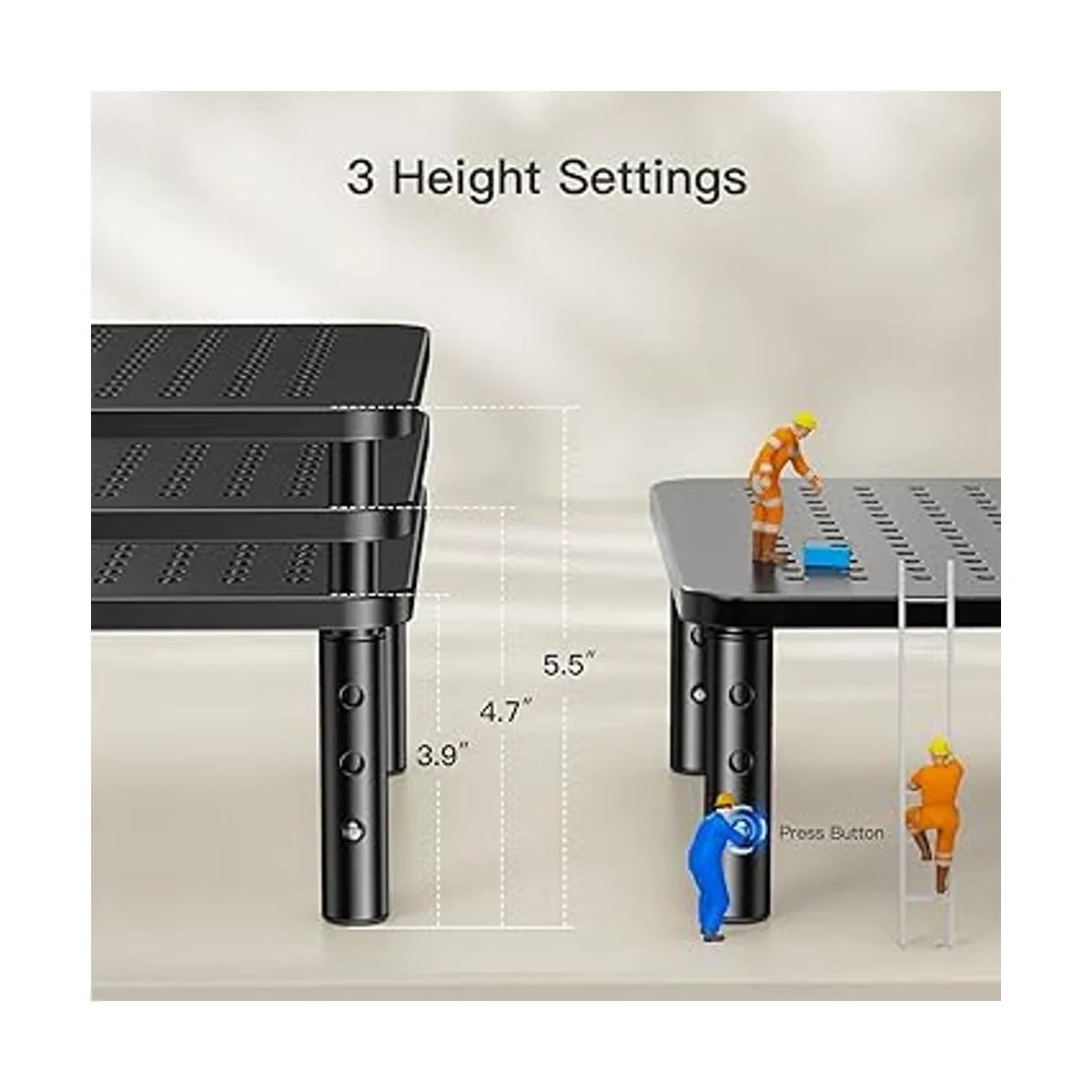 Soporte elevador para monitor Soporte de monitor_3