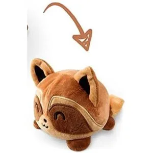 TeeTurtle El peluche reversible original de mapache_4