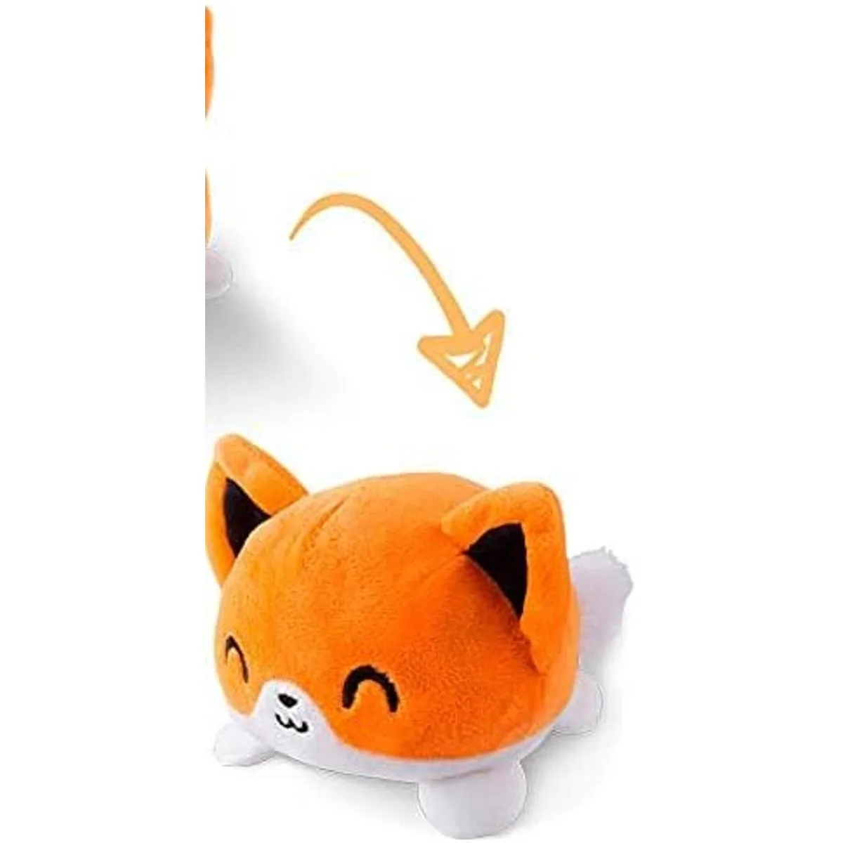 TeeTurtle El peluche reversible original de zorro Diseño_3