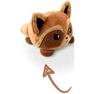 TeeTurtle El peluche reversible original de mapache_3