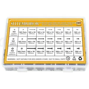 M2 M3 M4 Tornillos de aleación de acero y 1200 unidades_6